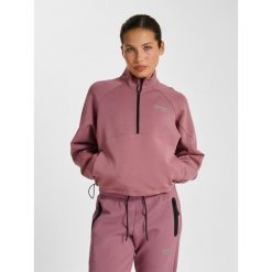 Bluza damska Hummel Tech Boxy. Fioletowe bluzy damskie Hummel, bez wzorów, bez kaptura. Za 344.50 zł.