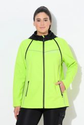 Damskie Kurtka funkcyjna 2w1 HYPRAR hydrofobowa stójka. Zielone kurtki damskie Ulla Popken, plus size, bez wzorów, z materiału, bez kaptura. Za 479.99 zł.