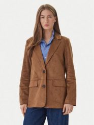 ONLY Marynarka Tulip 15363774 Brązowy Relaxed Fit. Brązowe marynarki i żakiety damskie Only, l, bez wzorów, ze skóry. Za 329.99 zł.