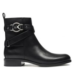 Botki MICHAEL Michael Kors. Czarne botki damskie MICHAEL Michael Kors, bez obcasa, na płaskiej podeszwie, bez zapięcia. Za 1,409.00 zł.