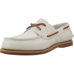 Mokasyny Classic Boat 2 Eye Rozmiar 41 - TB0A2Q9XETD Biały. Białe mokasyny damskie Timberland, ze skóry, bez obcasa. Za 739.00 zł.