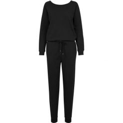 Zestaw damski Urban Classic long leeve terry. Czarne kombinezony damskie Urban Classics, m, bez wzorów, eleganckie, bez kołnierzyka, bez ramiączek, długie. Za 254.50 zł.