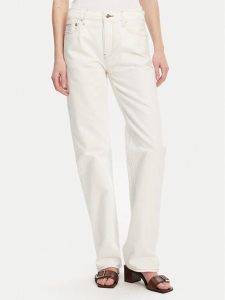 Calvin Klein Jeans Jeansy LV047B919G Écru. Białe jeansy damskie Calvin Klein Jeans. Za 279.99 zł.