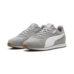 Sneakersy unisex Softride St Miler PUMA Gray Echo White Gum Beige. Białe obuwie sportowe casual damskie Puma, bez zapięcia. Za 320.35 zł.