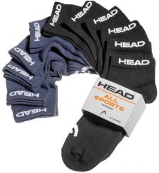 Skarpety Head Elements Sneaker 11 par - Czarny/Niebieski Mix 43-46. Niebieskie skarpetki damskie Head, bez wzorów, z bawełny. Za 166.99 zł.