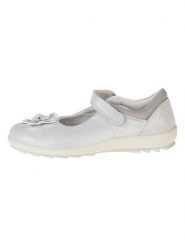 Primigi Baleriny "Girl chic" w kolorze srebrnym rozmiar: 31. Szare baleriny dziewczęce Primigi, bez wzorów, z materiału, bez obcasa, bez zapięcia. Za 122.96 zł.