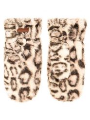 Zwillingsherz Rękawiczki "Fury Leo" w kolorze kremowo-brązowym rozmiar: onesize. Brązowe rękawiczki damskie Zwillingsherz, bez wzorów, z polaru. Za 42.45 zł.