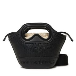 Torebka KARL LAGERFELD. Czarne torebki klasyczne damskie KARL LAGERFELD, bez dodatków. Za 519.99 zł.