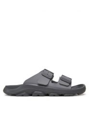 Birkenstock Klapki Mogami Terra Stealth 2-Strap Whale 1029595 Szary. Szare klapki damskie Birkenstock, bez wzorów, ze skóry, bez obcasa, bez zapięcia. Za 279.99 zł.