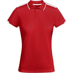 Damska Sportowa Koszulka Polo Tamil Z Krótkim Rękawem. Białe koszulki sportowe damskie ROLY, xl, bez wzorów, bez ramiączek. Za 58.99 zł.