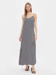 Tommy Hilfiger Sukienka letnia WW0WW41780 Granatowy Regular Fit. Niebieskie sukienki damskie Tommy Hilfiger, bez wzorów, z wiskozy, bez ramiączek. Za 449.99 zł.