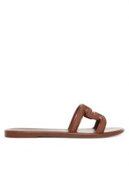 Melissa Klapki Melissa M Slide Ad M 36148 Brązowy. Brązowe klapki damskie Melissa, bez wzorów, z tworzywa sztucznego, bez obcasa, bez zapięcia. Za 179.99 zł.