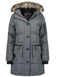 Canadian Peak Parka "Axelus" w kolorze szarym rozmiar: S. Szare parki damskie Canadian Peak, s, bez kaptura. Za 198.10 zł.