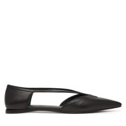 Baleriny Max Mara. Czarne balerinki damskie Max Mara, bez wzorów. Za 2,479.00 zł.