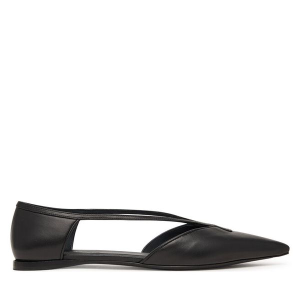 Baleriny Max Mara. Czarne balerinki damskie Max Mara, bez wzorów. Za 2,479.00 zł.