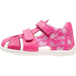 Geox KAYTAN GIRL Sandały dark fuchsia. Czerwone sandały dziewczęce Geox, z materiału. Za 219.00 zł.
