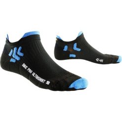 Skarpety kolarskie X-Socks Bike Racing. Czarne skarpetki damskie X Socks, bez wzorów. Za 34.00 zł.