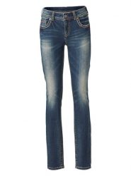 Heine Dżinsy - Regular fit - w kolorze granatowym rozmiar: W22. Niebieskie jeansy damskie Heine. Za 100.75 zł.