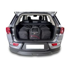 Torby Do Bagażnika Ssangyong Korando 2019+ 4Szt Kjust. Czarne torby podróżne KJUST, bez wzorów. Za 1,221.00 zł.