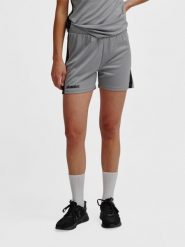 Szorty damskie Hummel Multi PL. Brązowe spodenki sportowe damskie Hummel, na jesień, s, bez wzorów, z materiału, z standardowym stanem, na fitness i siłownię. Za 157.50 zł.