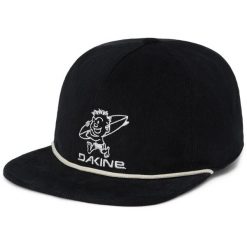 Czapka typu snapback Dakine. Czarne czapki z daszkiem damskie Dakine, bez wzorów. Za 222.50 zł.