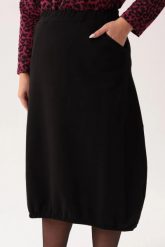 Czarna dresowa spódnica Karina PLUS SIZE XXL. Czarne spódnice damskie Moda Size Plus Iwanek, na co dzień, l, bez wzorów, z bawełny, eleganckie, mini. Za 199.90 zł.
