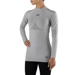 Koszulka termoaktywna damska Viking Lava, longsleeve Merino PrimaLoft. Szare koszulki damskie Viking, xl, bez wzorów, bez kołnierzyka, bez ramiączek. Za 349.90 zł.