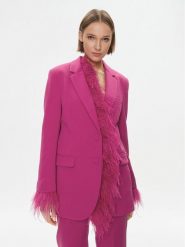 MICHAEL Michael Kors Marynarka MH3106L3GZ Różowy Boyfriend Fit. Czerwone marynarki i żakiety damskie MICHAEL Michael Kors, l, bez wzorów, z syntetyku. Za 2,799.00 zł.