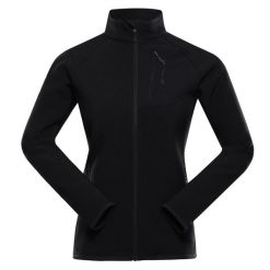 Bluza damska turystyczna szybkoschnąca Alpine Pro Morwa. Czarne bluzy damskie Alpine Pro, l, bez wzorów, z elastanu, bez kaptura. Za 299.00 zł.