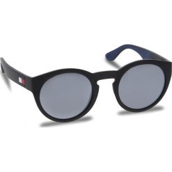 Okulary przeciwsłoneczne TOMMY HILFIGER - 1555/S Nero Blu D51. Czarne okulary przeciwsłoneczne damskie Tommy Hilfiger. W wyprzedaży za 339.00 zł.