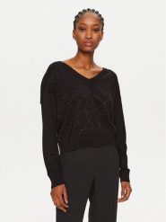 Gaudi Sweter 421BD53017 Czarny Regular Fit. Czarne swetry klasyczne damskie Gaudi, xs, z syntetyku, bez kołnierzyka. Za 249.99 zł.