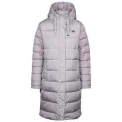 Kurtka Ocieplana Damska Leyla. Niebieskie kurtki damskie Trespass, m, bez wzorów, z puchu, bez kaptura. Za 320.99 zł.