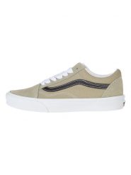 Vans Skórzane sneakersy w kolorze khaki rozmiar: 39. Brązowe obuwie sportowe damskie Vans, ze skóry, bez zapięcia. Za 180.06 zł.
