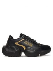 Versace Jeans Couture Sneakersy 80VA3SU3 ZPB78 G89 Czarny. Czarne obuwie sportowe damskie Versace Jeans Couture, z jeansu, bez zapięcia. Za 1,059.00 zł.