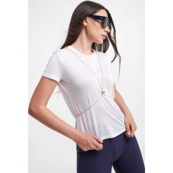 T-shirt ELISABETTA FRANCHI. T-shirty damskie Elisabetta Franchi, bez wzorów, bez kołnierzyka. W wyprzedaży za 553.77 zł.
