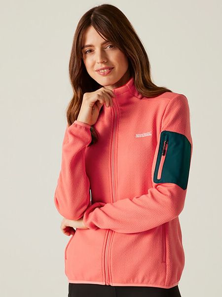 Regatta Kurtka polarowa "Aldean" w kolorze czerwonym rozmiar: 40. Czerwone kurtki damskie Regatta, bez wzorów, z polaru, bez kaptura. Za 140.86 zł.