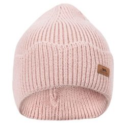 Damska Czapka Longo Beanie. Czerwone czapki damskie Trespass, bez wzorów. Za 54.99 zł.