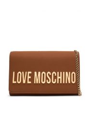 LOVE MOSCHINO Torebka JC4103PP1OKD0200 Brązowy. Brązowe torebki wieczorowe damskie Love Moschino, bez wzorów, ze skóry, bez dodatków. Za 699.99 zł.