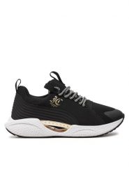 Just Cavalli Sneakersy 76RA3SH2 Czarny. Czarne obuwie sportowe damskie Just Cavalli, z materiału, bez zapięcia. Za 669.99 zł.