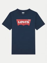 Levi's® T-Shirt 9E8157-C8D Granatowy Regular Fit. Niebieskie t-shirty i koszulki chłopięce bez wzorów, z bawełny, bez kołnierzyka, bez ramiączek. Za 59.99 zł.