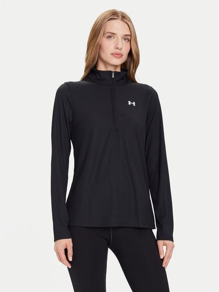 Under Armour Koszulka techniczna Ua Tech™ 1389857 Czarny Regular Fit. Czarne koszulki damskie Under Armour, m, bez wzorów, z syntetyku, bez kołnierzyka, bez ramiączek. Za 109.99 zł.