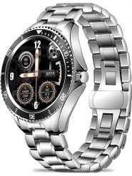 SmartCase Smartwatch w kolorze srebrnym rozmiar: onesize. Szare zegarki damskie SmartCase, metalowe. Za 485.44 zł.