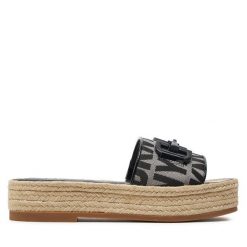 Espadryle DKNY. Czarne espadryle damskie DKNY, bez wzorów, bez obcasa. Za 799.99 zł.