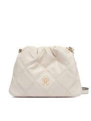 Tommy Hilfiger Torebka Th Feminine Mini Crossover AW0AW18718 Kremowy. Białe torebki klasyczne damskie Tommy Hilfiger, ze skóry, bez dodatków. Za 489.99 zł.