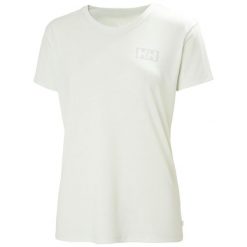 T-shirt damski Helly Hansen Skog graphic. Zielone t-shirty damskie Helly Hansen, bez wzorów, bez kołnierzyka. Za 239.00 zł.