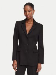 Marella Marynarka Amico1 2625046251 Czarny Slim Fit. Czarne marynarki i żakiety damskie Marella, bez wzorów, z syntetyku. Za 849.99 zł.