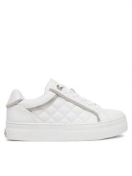 Guess Sneakersy FLPGRA ELE12 Biały. Białe obuwie sportowe damskie Guess, ze skóry, bez zapięcia. Za 299.99 zł.