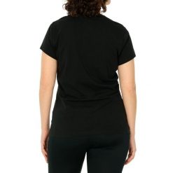 Koszulka z krótkim rękawem Damska New Balance Essentials Czarny. Białe koszulki damskie New Balance, bez wzorów, bez kołnierzyka, bez ramiączek. W wyprzedaży za 97.70 zł.