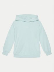 Guess Bluza J5RQ09 KAD74 Błękitny Regular Fit. Niebieskie bluzy dziewczęce Guess, z aplikacjami, z bawełny, bez ramiączek, bez kaptura. Za 129.99 zł.