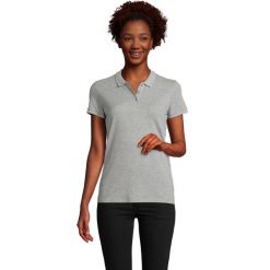 Damska Koszulka Polo Planet Melange. Szare koszulki sportowe damskie SOL'S, xl, bez wzorów, bez ramiączek. Za 77.99 zł.